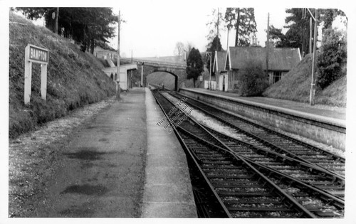 Bampton train station - train, (devon)