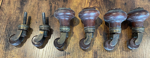 Antique victorian brass and - 6,