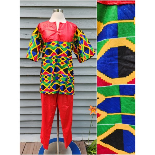 Handmade vintage dashiki set - handmade,