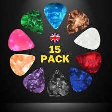 15 x GUITAR PICKS PLECTRUMS Acoustic Bass Electric Guitars - 3 DIFFERENT SIZES