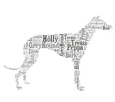 Personalised Greyhound Dog