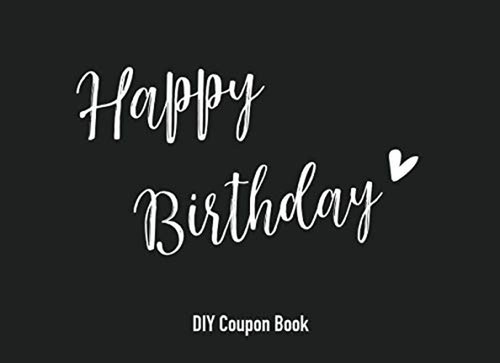 Happy birthday blank coupon - happy,