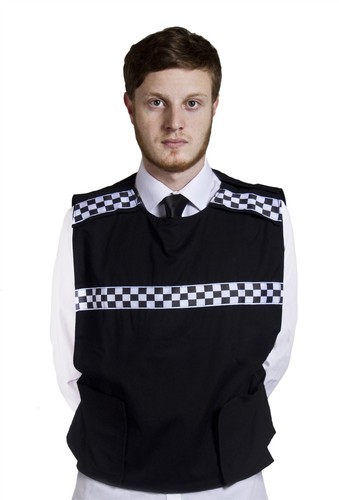 Police vest fancy dress mens - vest,