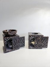 Soapstone Hand Carved Cube