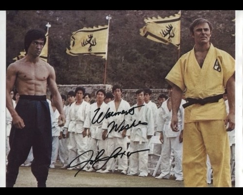 John saxon authentic auto 8x10 - saxon,