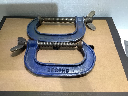 Pair vintage record - pair, of