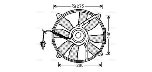 Ava radiator cooling fan - radiator,