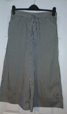 Zara Trafaluc Striped Wide Leg