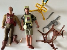 Mattel big Jim Dr Alec and Big Jim Baron Fangg (Not Complete)
