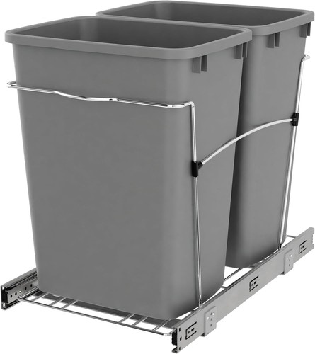 Rev shelf double - double, pullout