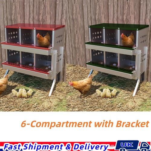 6compartment chicken nest box - 6compartment,