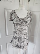 Linea Tesini Top Grey Frilled