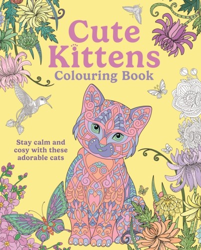 Cute kittens colouring book - kittens,