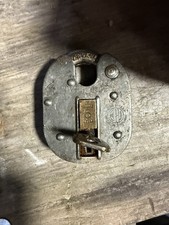 Vintage iron Padlock one key
