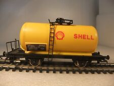 oo gauge Lima 2713 - Tank Wagon - Shell - Yellow - light glue marks Good Boxed