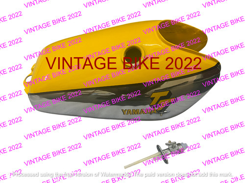 Yamaha 500 yellow chrome - tt,