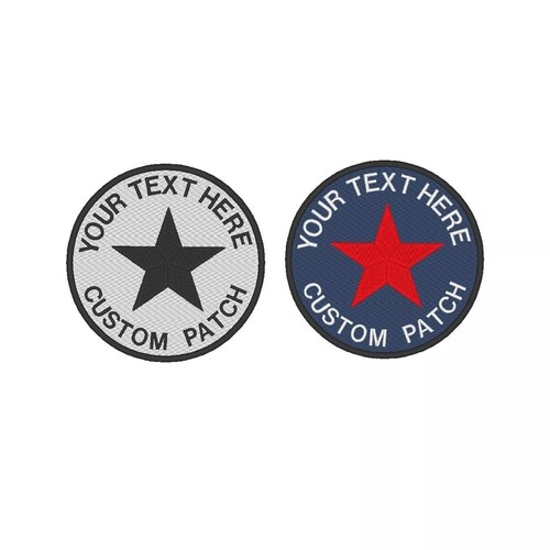 Custom embroidery round - custom, 3"