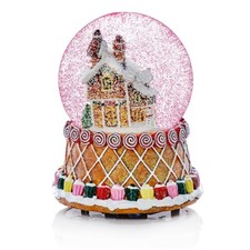 100mm Lit Musical Gingerbread