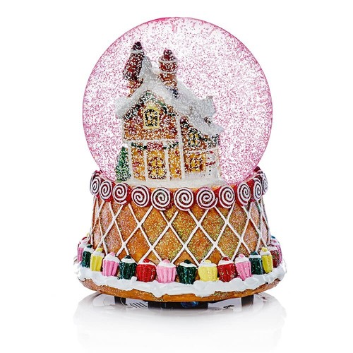 100mm lit musical gingerbread - lit,