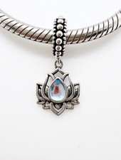 Lotus Flower Dangle Charm