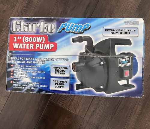 Clarke electric water pump - water,
