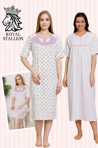 Ladies womens cotton half - cotton,