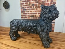 Westie Dog Fibre Clay Side Table and/or Bench Seat Indoor & Outdoor 80cm