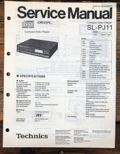 Technics SL-PJ11 CD Player