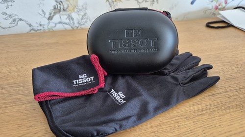 Tissot embossed branded watch
