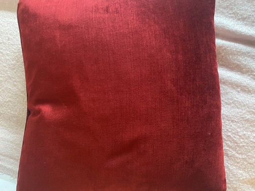 Matching red cushions - 2, x