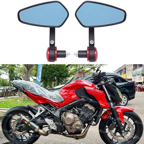Motorcycle bar end - end, side