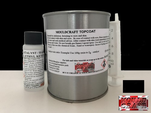 Black flocoat topcoat 1kg - flocoat,