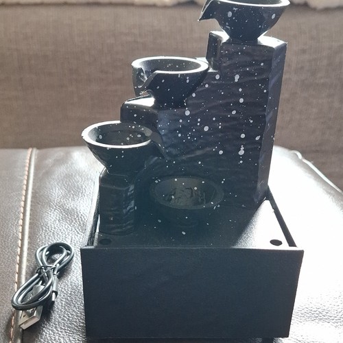 Black led usb - black,