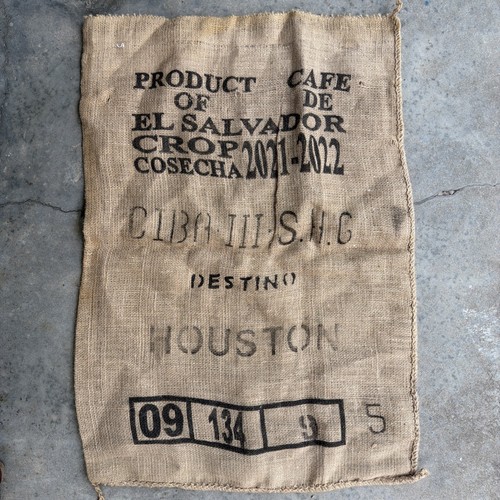Salvador burlap coffee sack - salvador,