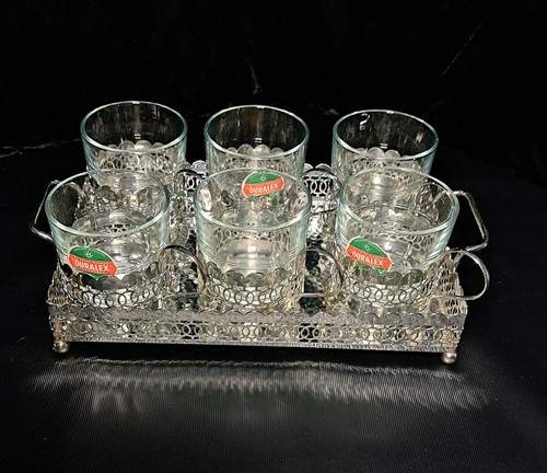 Vintage set duralex tea - set, of