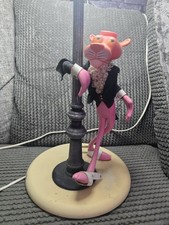 Vintage Retro 1970s Pink Panther lamp By Nuovo  20 Inches High Working 
