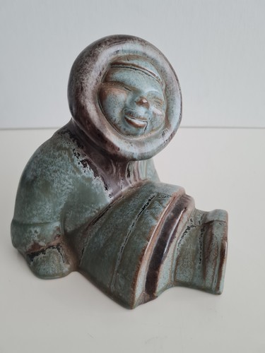 Vintage ceramic eskimo - vintage,