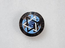 Early Dodge Brothers Brass Enamel Automobile Radiator Front Badge Emblem S #B889