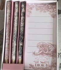 DIOR Pink Pencils and Notepad Mini Stationery Set Gift Limited Edition 2025 NEW