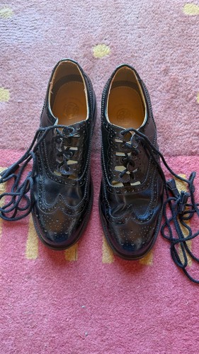 Black ghillie brogue leather - brogue,
