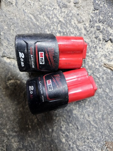 Milwaukee m12 2ah batteries - milwaukee,