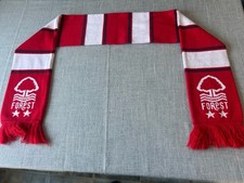 Nottingham Forest Bar Scarf With Club Crests 68” X 7”