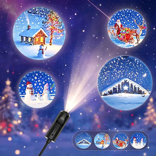 Led usb christmas - christmas, projector