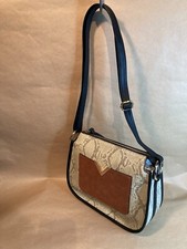 M&S Ladies Faux Snakeskin Handbag