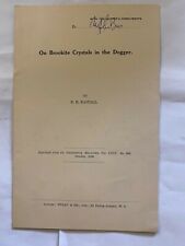 On Brookite Crystals in the Dogger - Geological Magazine extract 1938