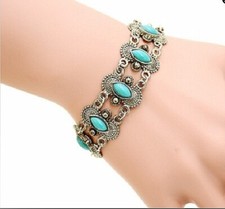 Crystal Lava Stones Bracelet