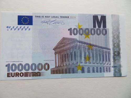 Million banknote bill - million,