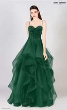 gino cerruti prom dress Large size 12 14