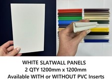 2QTY 1200mm x 1200mm WHITE