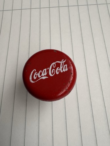 Metal coca cola bottle - metal,